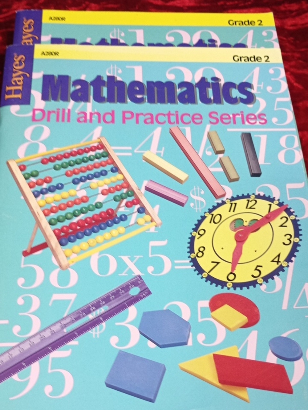 Hayes Grade 2 Mathematics Drill & Practice Workbook - Blue